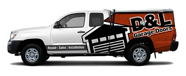 D&L Garage Doors service truck